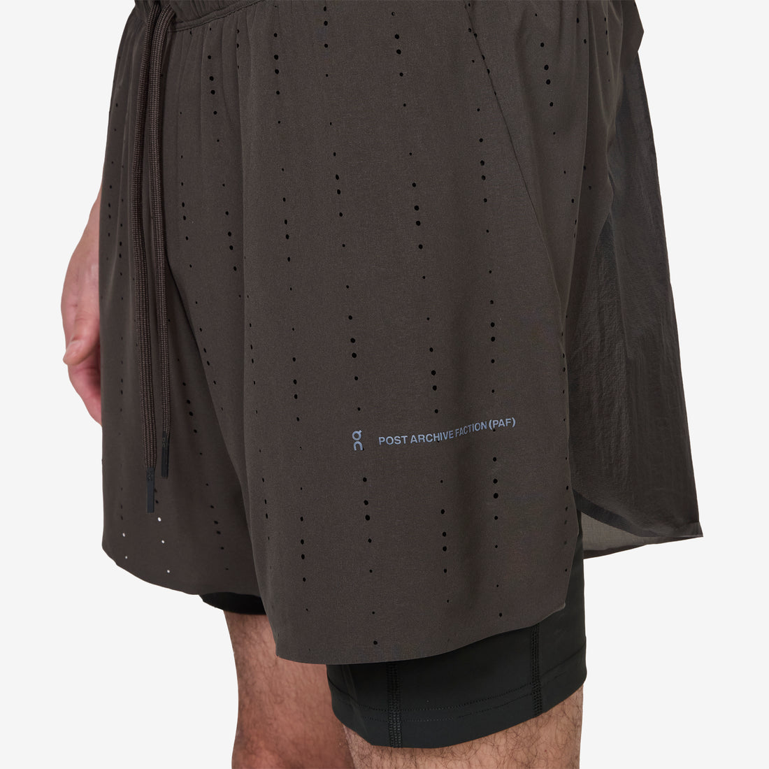 Post Archive Faction (PAF) x Zero 2-in-1 Shorts Molasses | Black Shorts
