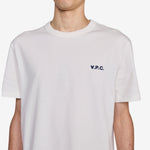 Boxy Small VPC T-Shirt White | Dark Navy