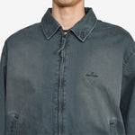 Chino Zip Twill Jacket Olive