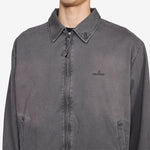 Chino Zip Twill Jacket Charcoal