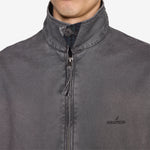 Chino Zip Twill Jacket Charcoal
