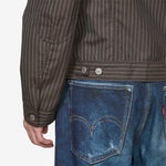 Levi's Pinstripe Jacket Brown | Grey | Beige