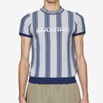 Logo Tight T-Shirt Blue | Grey