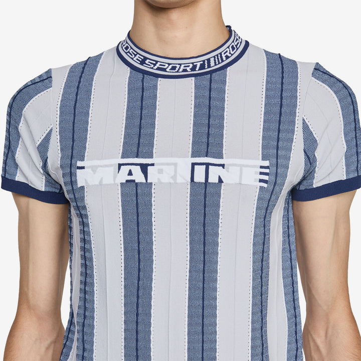 Logo Tight T-Shirt Blue | Grey