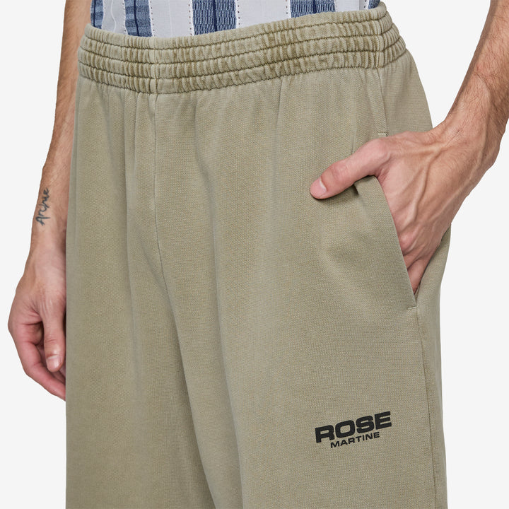 Sweat Short Washed Sage Green
