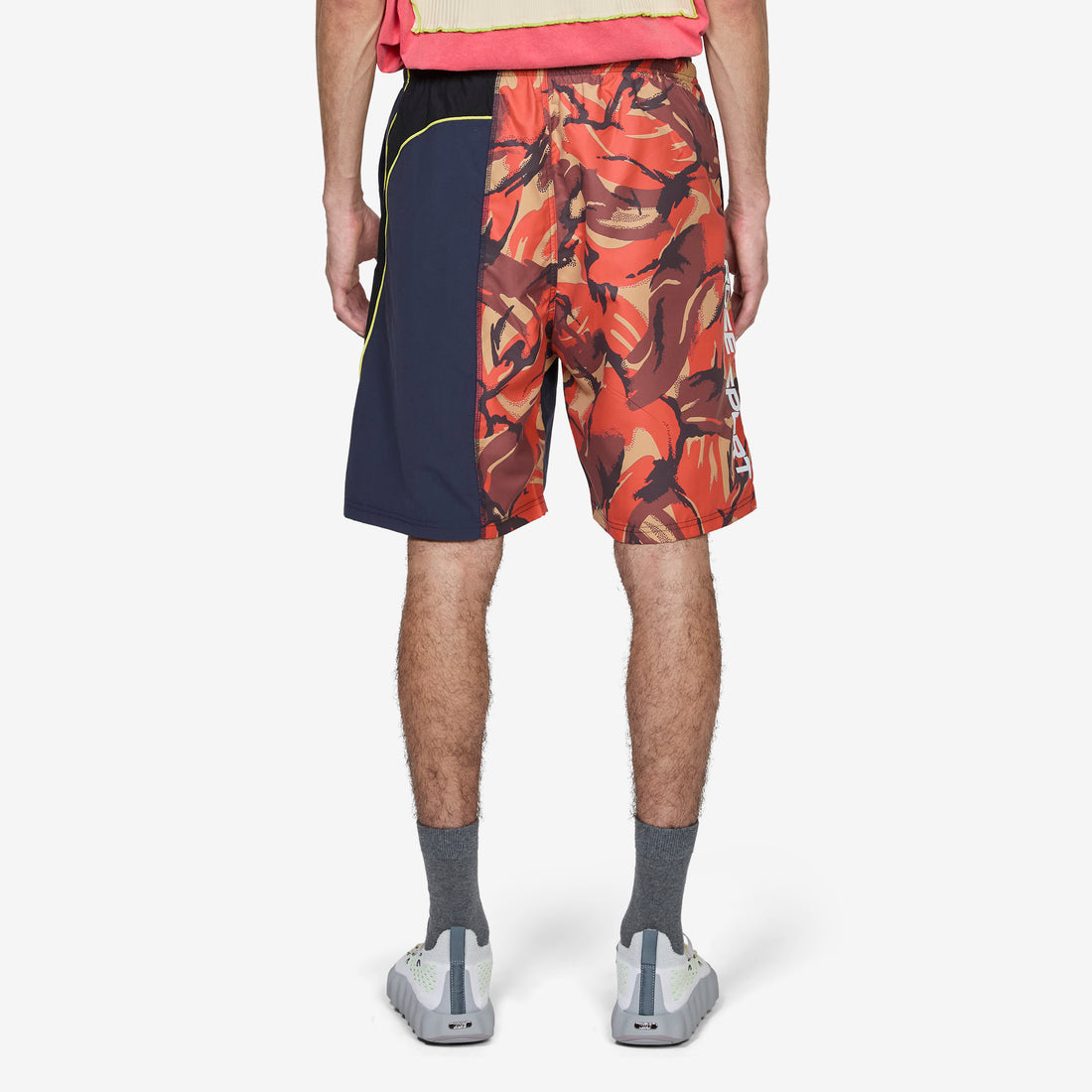 Collage Swim Shorts Orange Camo | Navy Shorts
