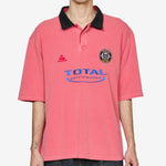 Oversized Polo Washed Pink