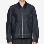Reactive-Dyed Denim Jacket Indigo