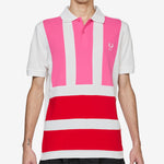 Fred Perry x Stripe Patchwork Polo White | Mix
