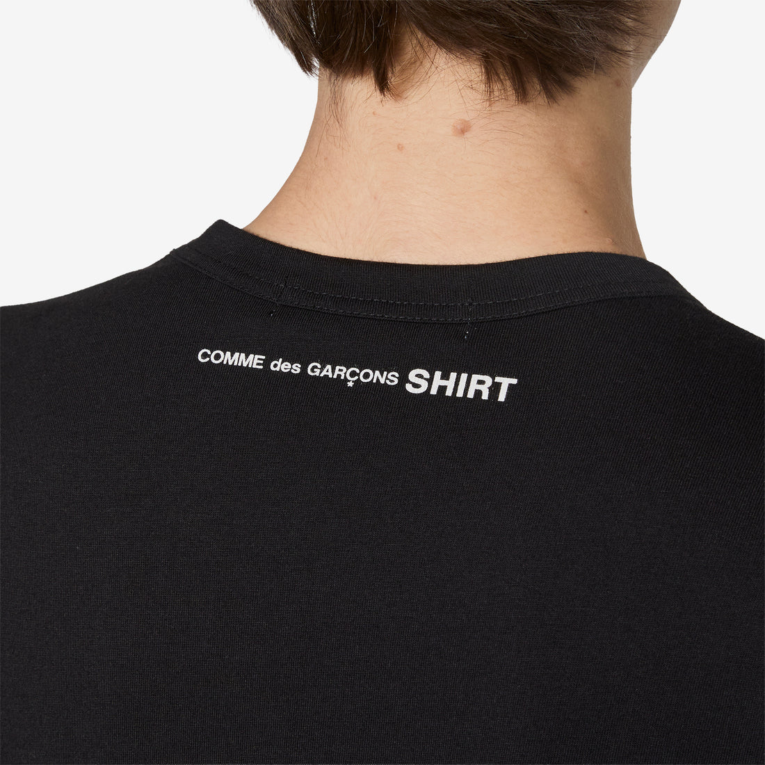 Neck Logo T-Shirt Black Tees