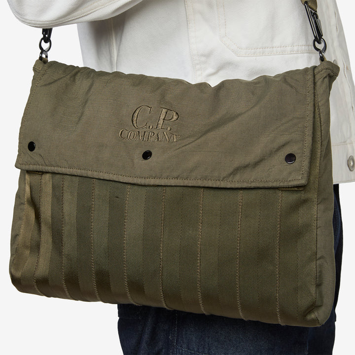 Herringbone Shoulder Bag Ivy Green