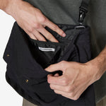 Herringbone Shoulder Bag Black