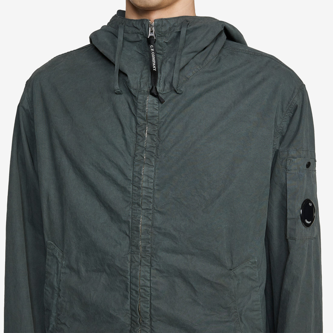 Micro-Reps Hooded Lens Jacket Gunmetal Jackets