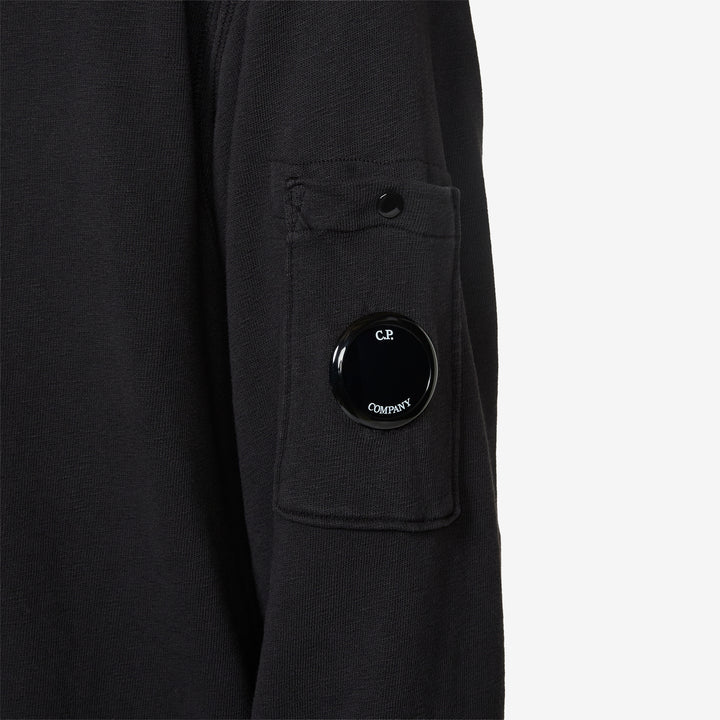 Malfilè Fleece Lens Crewneck Sweatshirt Black