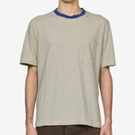 Pocket T-Shirt Multi Stripe 3 Yellow
