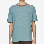 Pocket T-Shirt Multi Stripe 3 Sax