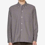 Open B. D. Dobby Plaid Shirt Navy