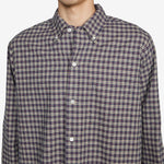 Open B. D. Dobby Plaid Shirt Navy