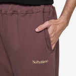 Mini Problemo Straight Sweatpant Brown