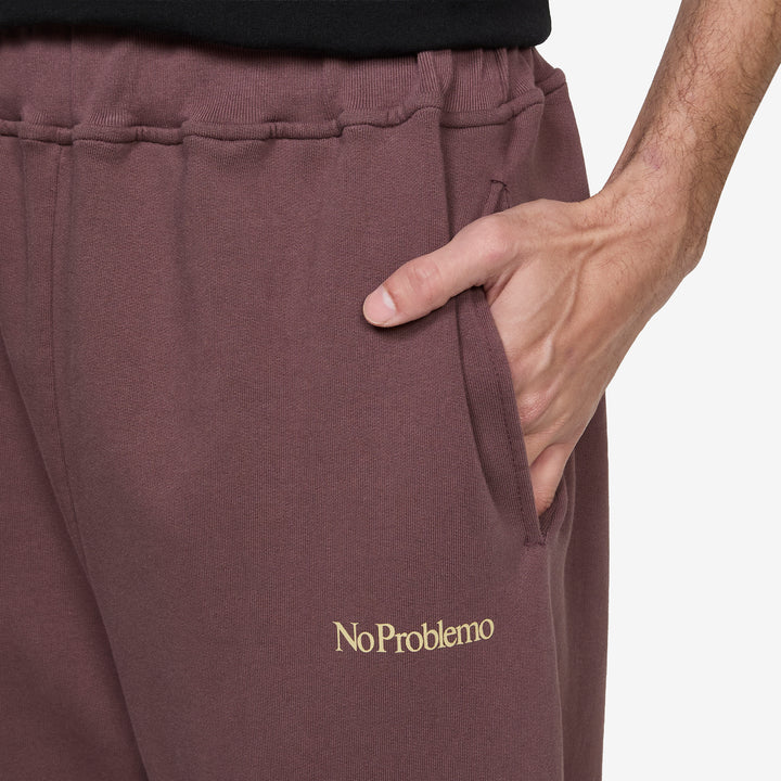 Mini Problemo Straight Sweatpant Brown