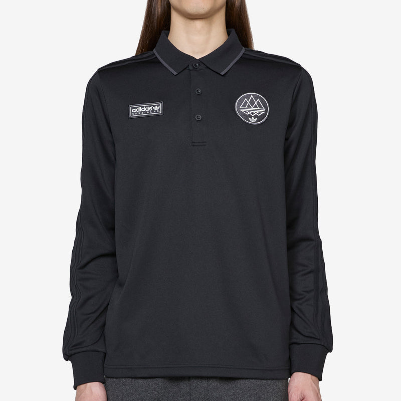 SPZL F.C. Longsleeve Polo Shirt Utility Black Shirts