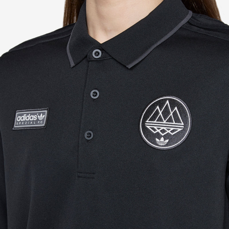 SPZL F.C. Longsleeve Polo Shirt Utility Black Shirts