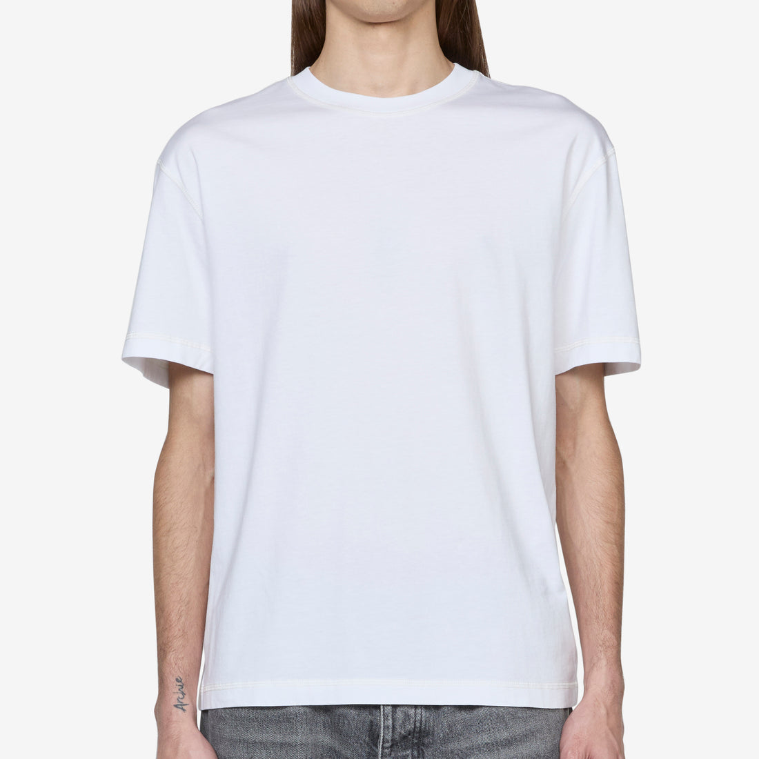 Contrast T-Shirt White Tees