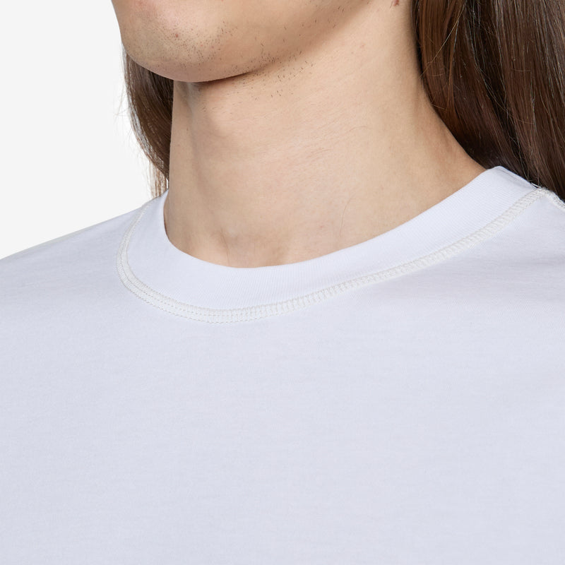 Contrast T-Shirt White Tees