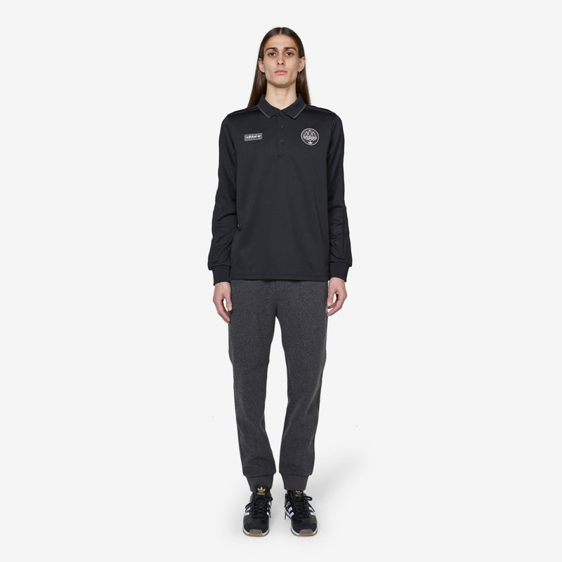 SPZL F.C. Longsleeve Polo Shirt Utility Black Shirts