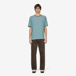 Pocket T-Shirt Multi Stripe 3 Sax
