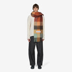 Vally Scarf Chestnut Brown | Yellow | Green
