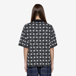 'KENZO Weave' Embroidered Polo Black