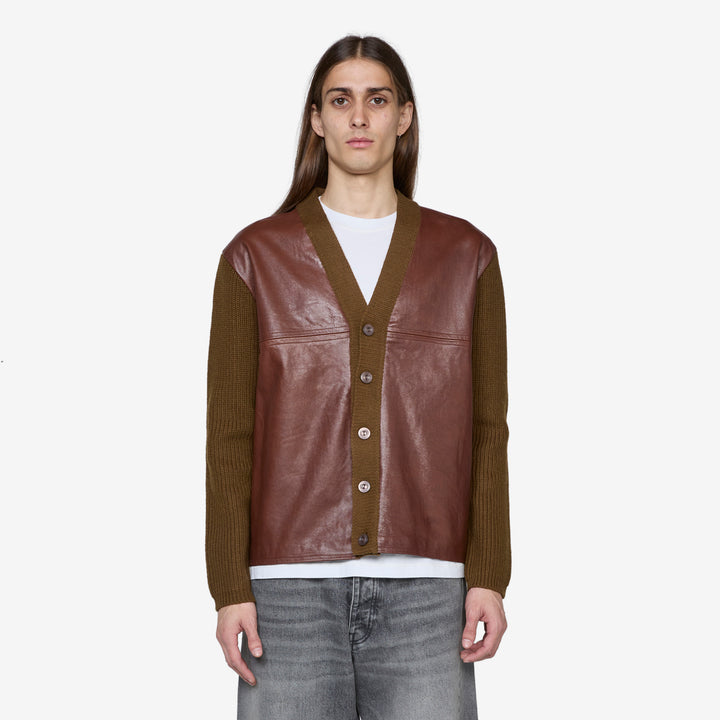 Scene Cardigan Brown Front