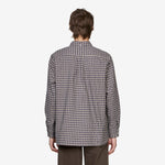 Open B. D. Dobby Plaid Shirt Navy