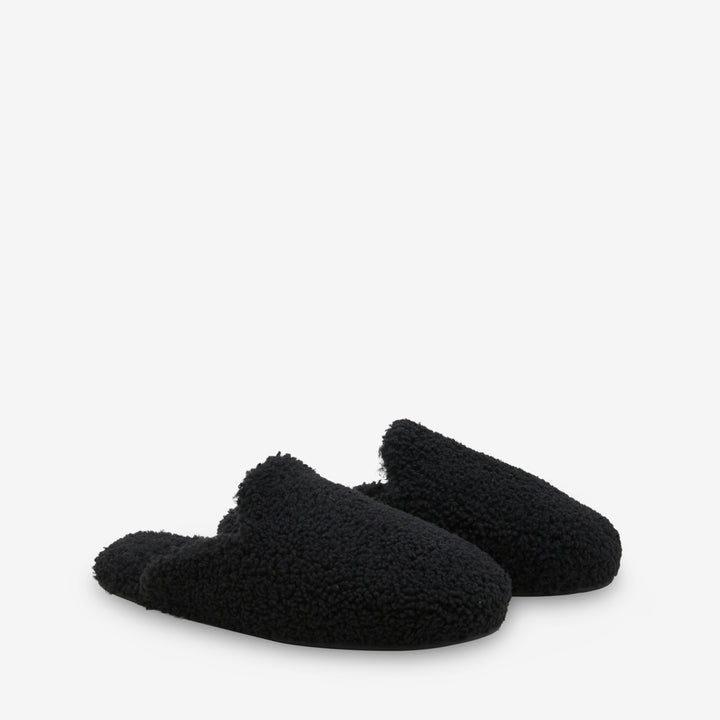 Home Slippers Black Front