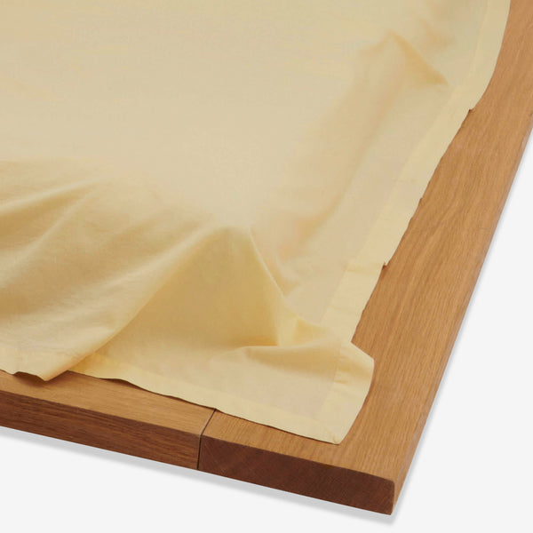 Percale Flat Sheet Shaded Yellow