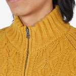 Santiago Fisherman Cardigan Mustard