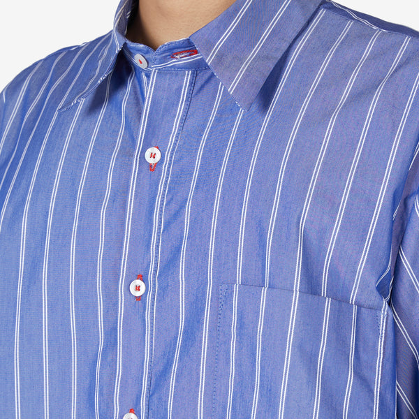 Summer Shirt Blue Stripes