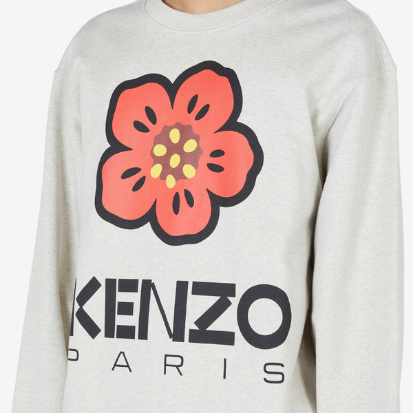 'BOKE FLOWER' Sweatshirt Pale Grey