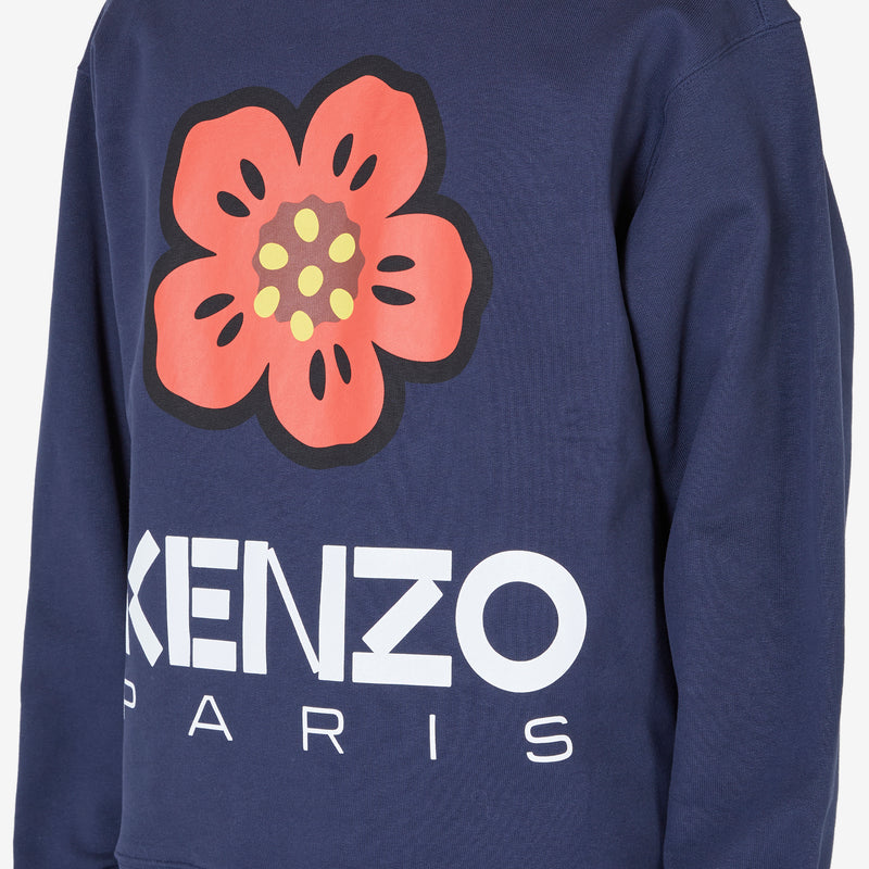 'BOKE FLOWER' Sweatshirt Midnight Blue