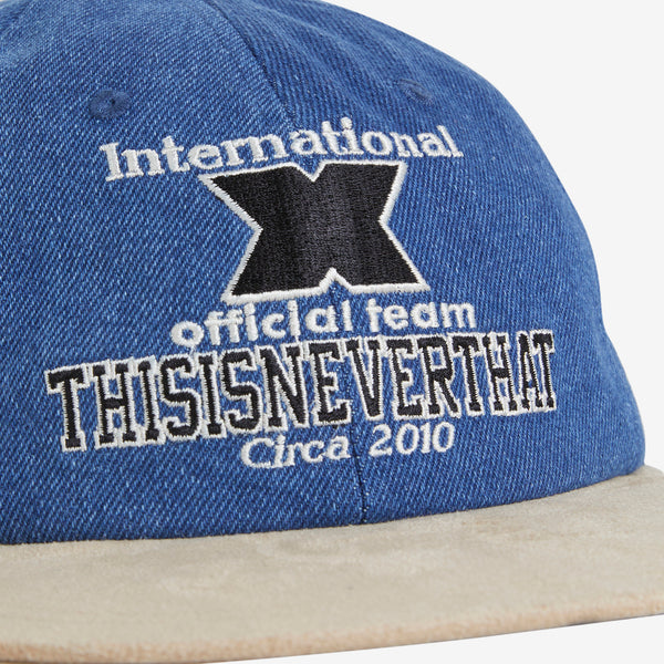 X-INTL Denim Cap Blue