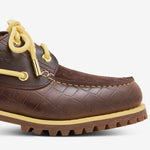 Jacquemus x Authentic Boat Shoe Dark Brown Croc