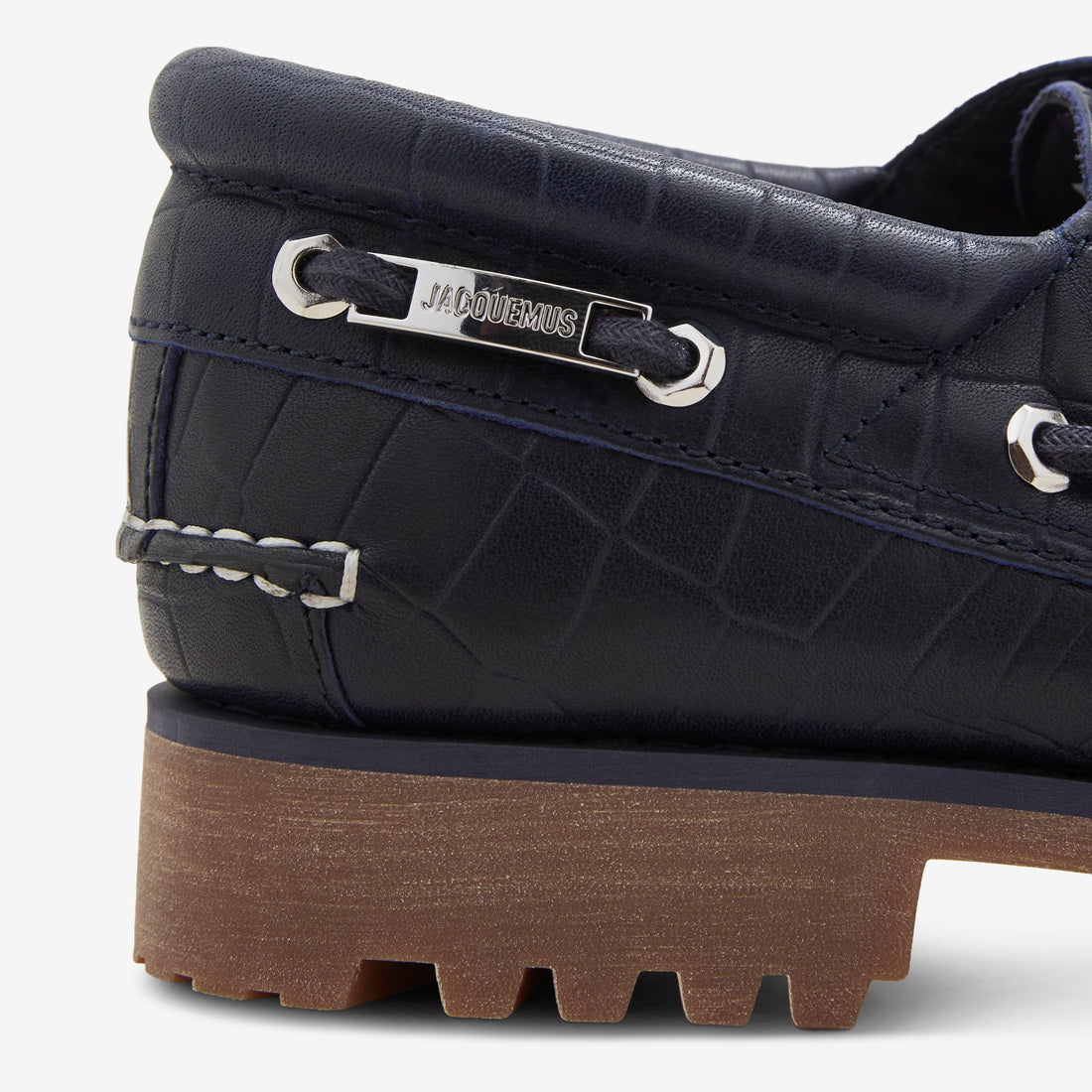 Jacquemus x Authentic Boat Shoe Navy Croc Footwear
