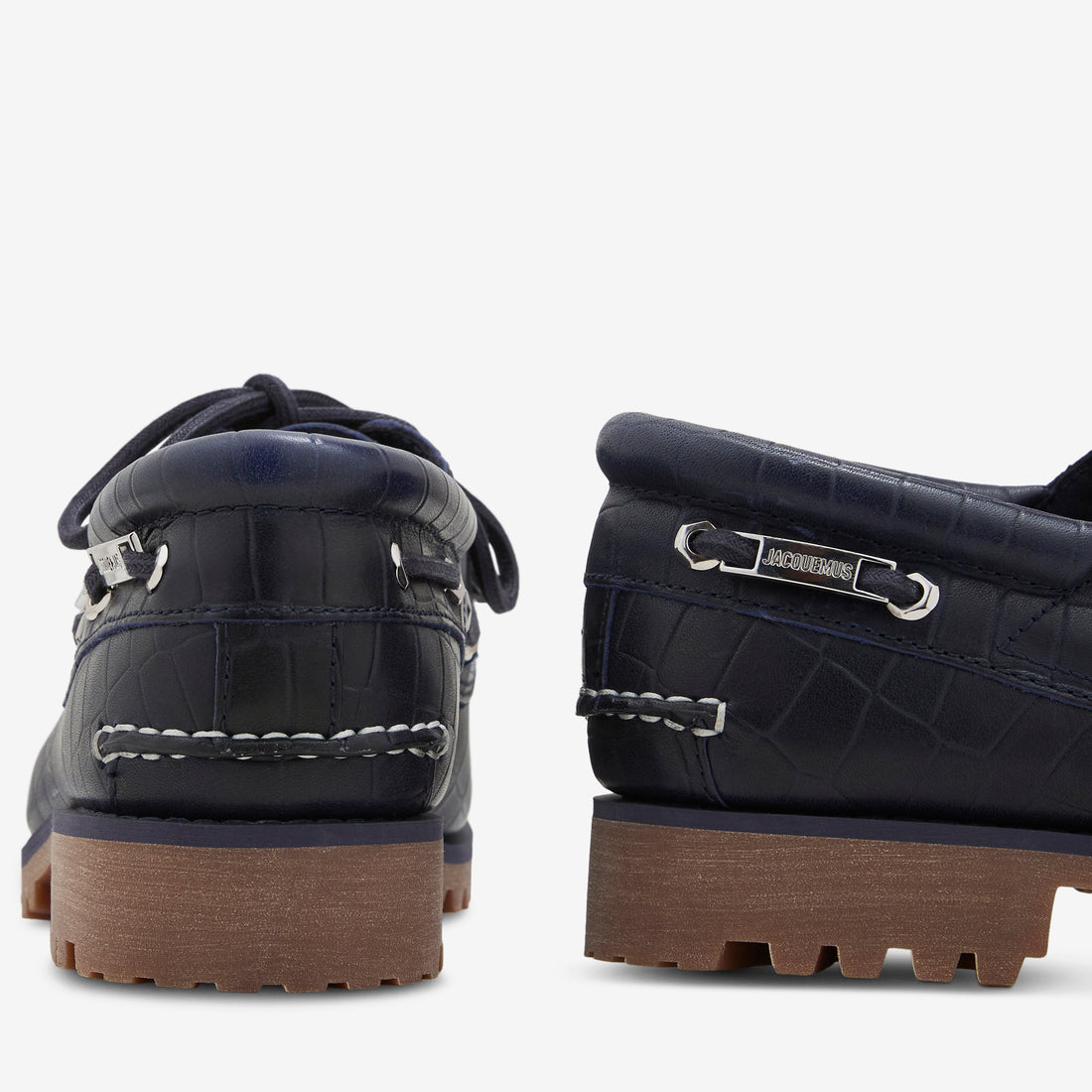 Jacquemus x Authentic Boat Shoe Navy Croc Footwear