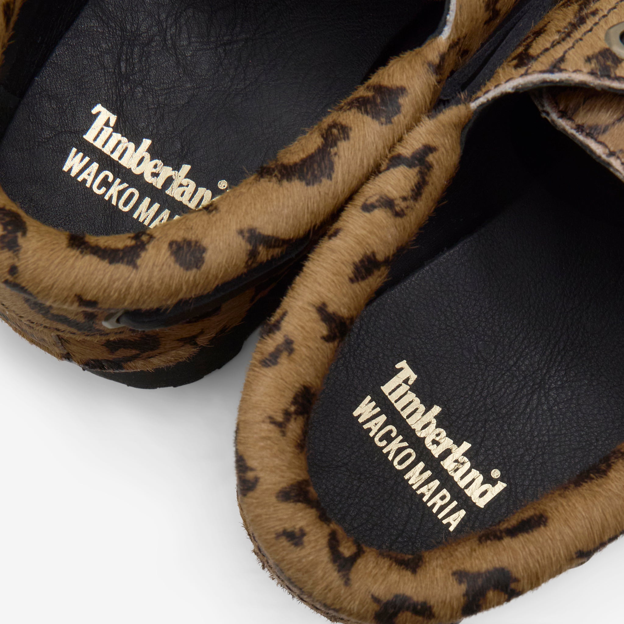 Wacko Maria x Authentic Boat Shoe MD Brown | Black Hair On – Above