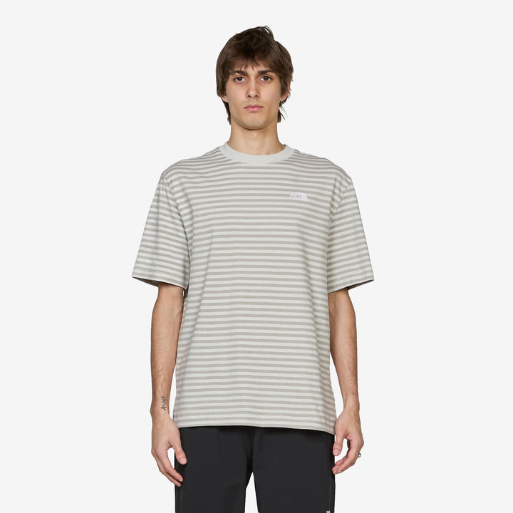 Vista Stripe T-Shirt Cumulus Cloud TNF Pinch Stripe Front