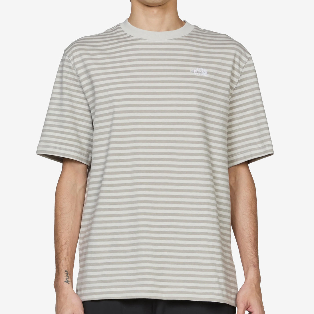 Vista Stripe T-Shirt Cumulus Cloud TNF Pinch Stripe Tees