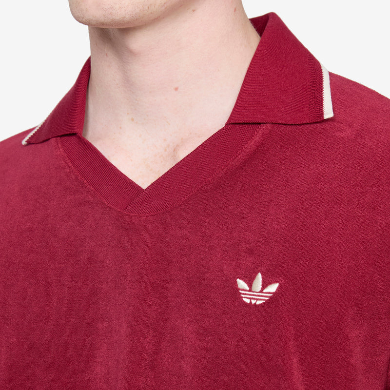 Wales Bonner x Polo Shirt Collegiate Burgundy Shirts