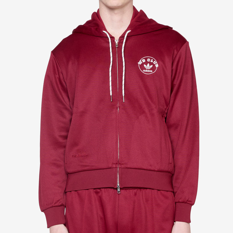 Wales Bonner x Track Hoodie Collegiate Burgundy Jumpers