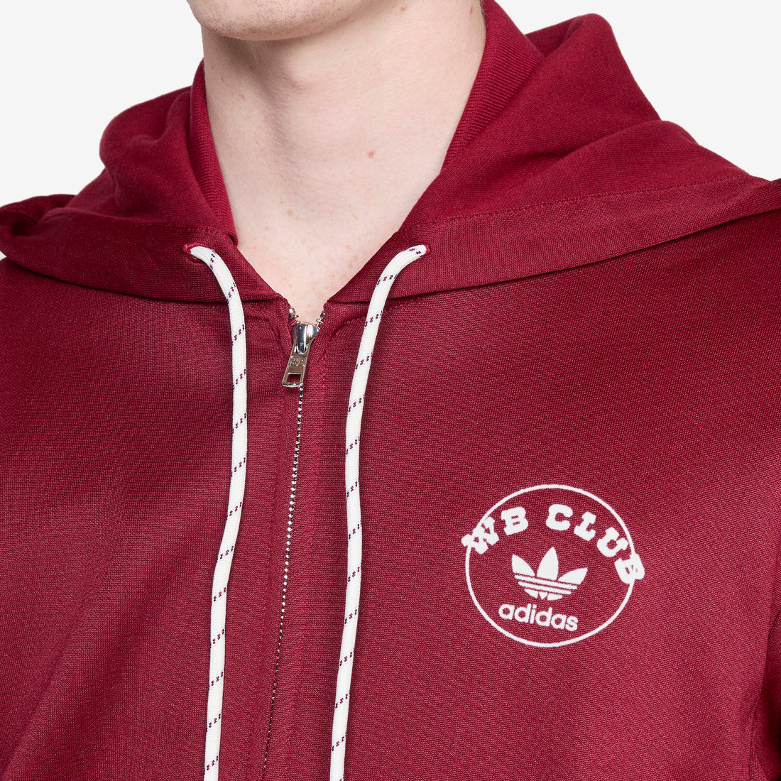 Wales Bonner x Track Hoodie Collegiate Burgundy Jumpers